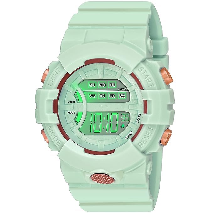 STYLEFLIX Digital LED Display Watches for Mens and Boys & Girls (Pack of 1) (Green) (B0CG93GLB2) Amazon Price History, Amazon Price Tracker