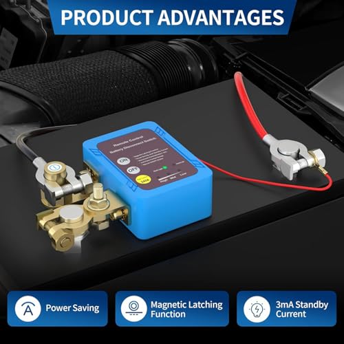 Interrupteur de Déconnexion de Batterie à Distance 12V 240A pour éviter les batteries déchargées - 5