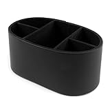 ROCKING GIFTS Organizzatore da scrivania in Ecopelle Nero, Porta...
