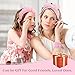 ATROCH Spa Headband & Wristband Set for Women – Puffy Sponge Makeup Headband for Washing Face, Skincare Hairband, Cute Presents for Teenage Girls and Trendy Teen Girl Gifts