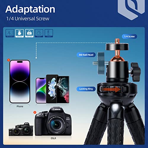 Fotopro Flexible Tripod Mini Tripod For Phone With Remote 360 Ball Head Tripod For Camera, Dslr Aaction Camera #TOP2