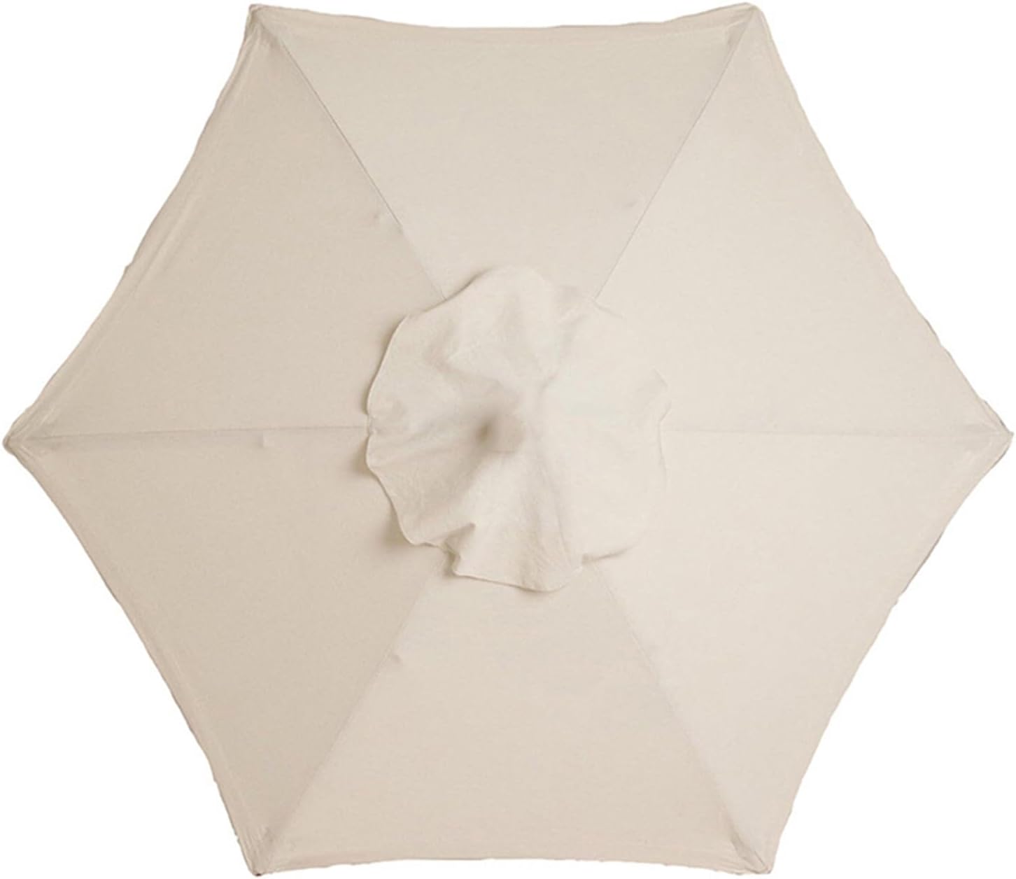 Patio Umbrella Replacement Canopy 6 Ribs Large Outdoor Parasol Cover for Backyard Garden Beach (Canopy Only)