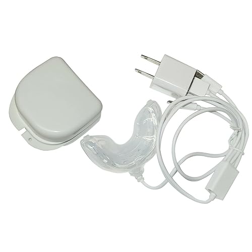 Miniatura 7 de Dispositivo oral de luz roja - Terapia avanzada de encías y solución de alivio del dolor de muelas - con 16 luces LED. Incluye adaptadores USB y