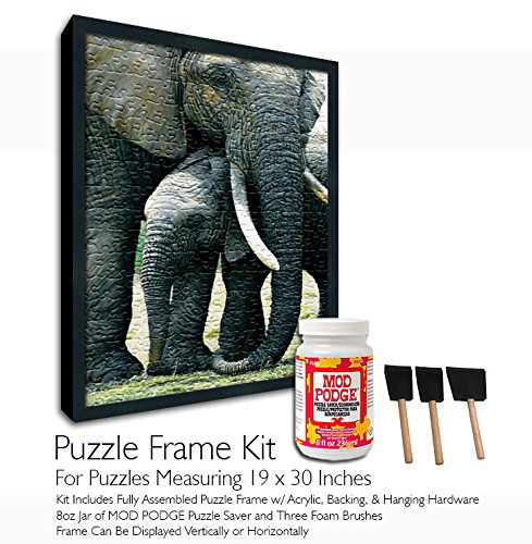 Mod Podge Jigsaw Puzzle Frame Kit - for Puzzles Measuring 19x30 Inches