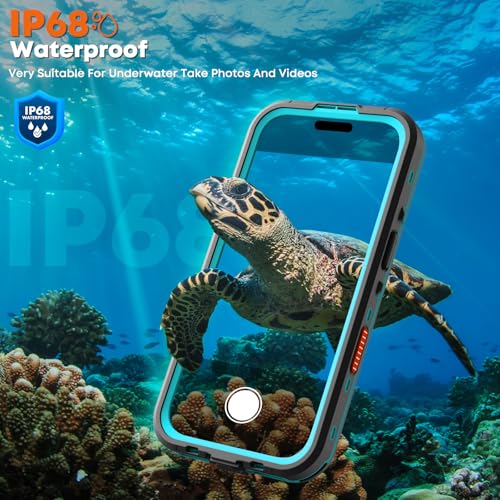 Coque étanche iPhone 17 BDIG bleue avec protection intégrale 360 - 3