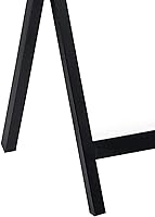 Vista 22 de PJ Wood Mesa rectangular plegable portátil para servir aperitivos, construcción de madera maciza con acabado natural (juego de 4 piezas)