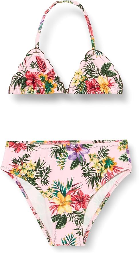 Maillot de bain deux pièces fille floral HAUTE PRESSION X9077 taille 14 ans