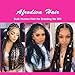 Afrodiva 18 Inch Deep Wave Bulk Human Hair for Braiding No Weft 100% Unprocessed Brazilian Wet and Wavy Curly Braiding Human Hair Extensions Micro Human Braiding Hair for Boho Braids 1 Bundle 50g