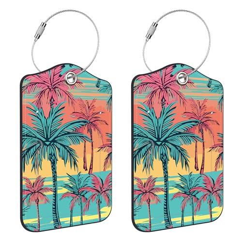 Hawaii Palms Luggage Tags