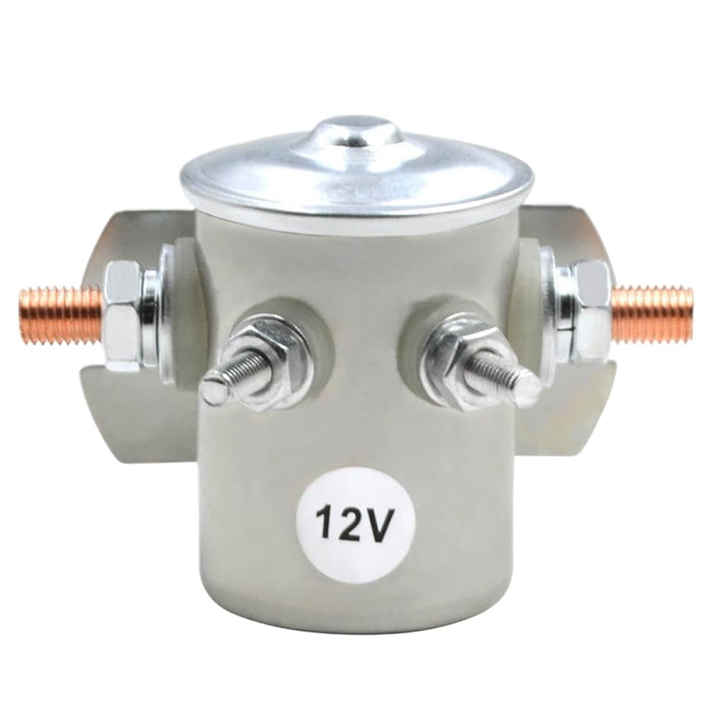 12V Continuous Duty Solenoid Relay Compatible with Models 1114208, 1114218, 5117340, SWX88, 15-88, SWX-88, 15-132 for Carts, Winches, and Marine Applications