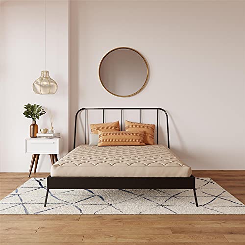 Dhp Dana 6 Inch Quilted Full Mattress With Removable Cover And Thermobonded Polyester Fill, Gray #TOP13