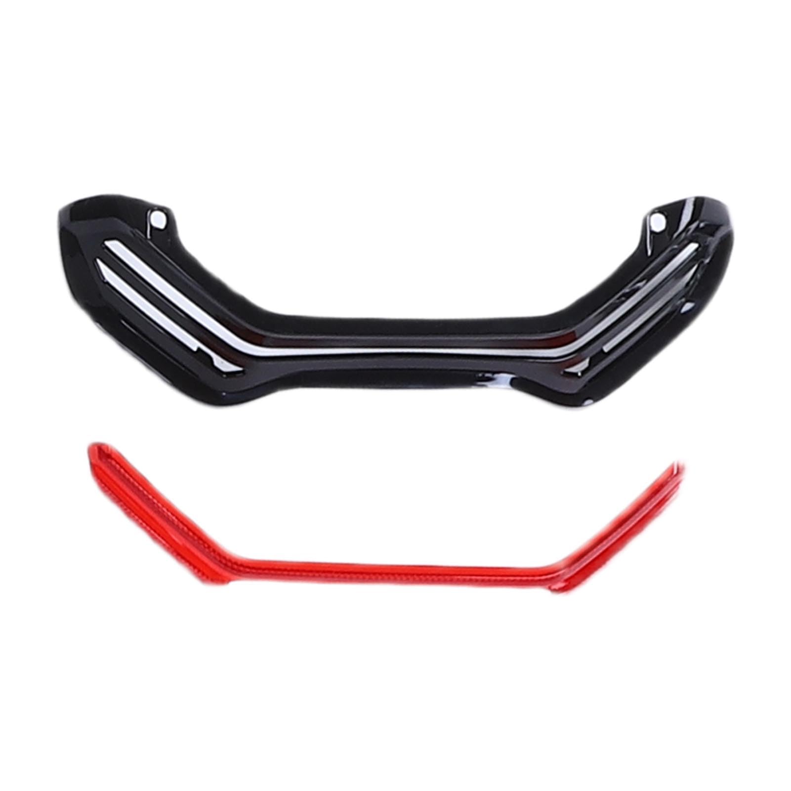 35L Motorrad-Topcase, Wasserdichter, Staubdichter ABS-Aufbewahrungskoffer mit Integrierter Rückenlehne und Reflektierenden Streifen, Universell für Motorräder, Motorroller
