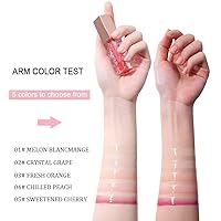 Vista 5 de Aceite de labios voluminoso, brillo labial hidratante, bálsamo labial tintado, cuidado de labios, aceite de labios transparente Toot, brillo