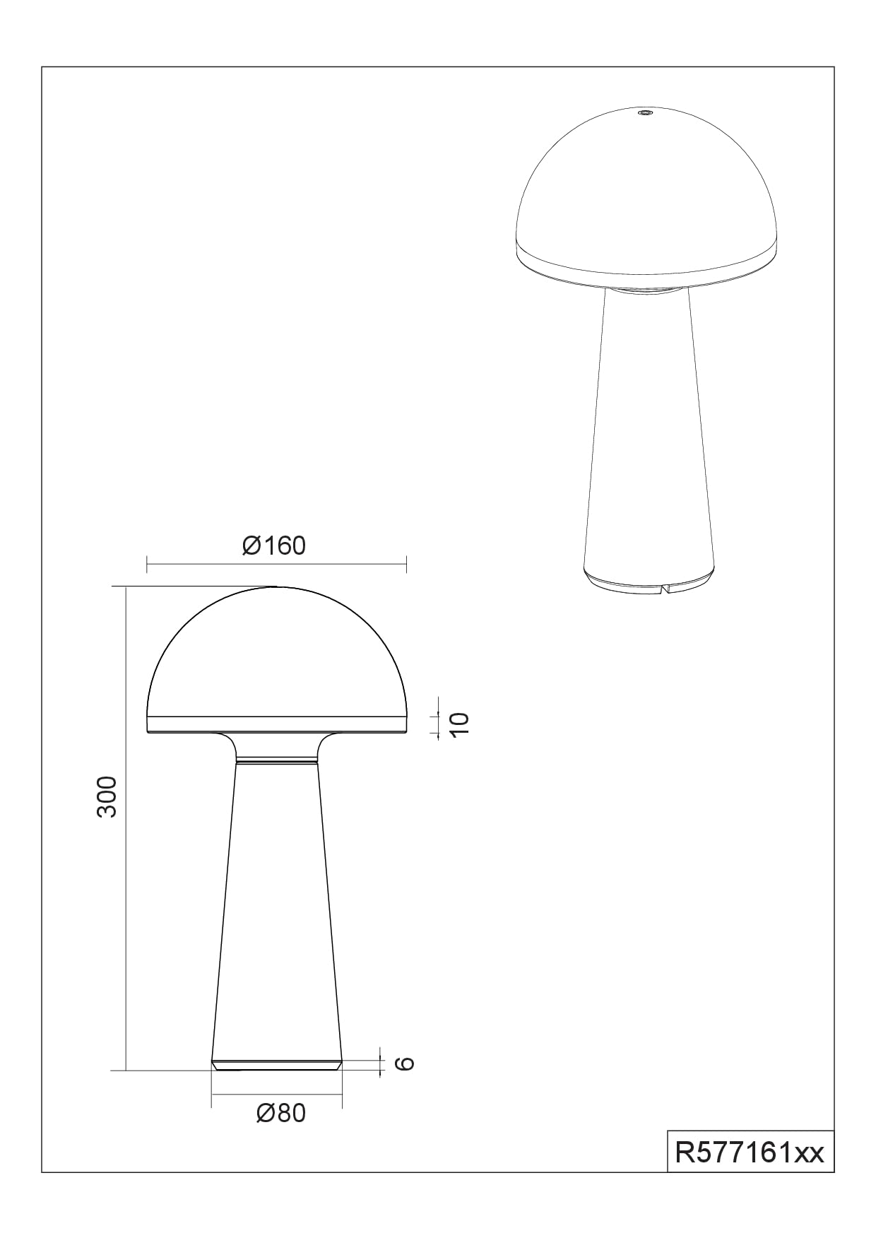 Reality Leuchten LED Außen Akku Tischleuchte Fungo R57716131, Metall Weiß matt, Kunststoff Weiß, inkl. 2 Watt LED, dimmbar, Lichtfarbe einstellbar, Ladestation