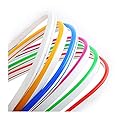 QOMOLANGMA 16.4ft Neon Rope Lights LED Flexible Neon Light Waterproof LED NEON Light Strip for Indoors Outdoors Decor 0.4" Cut 0.2" x 0.47" 12VDC