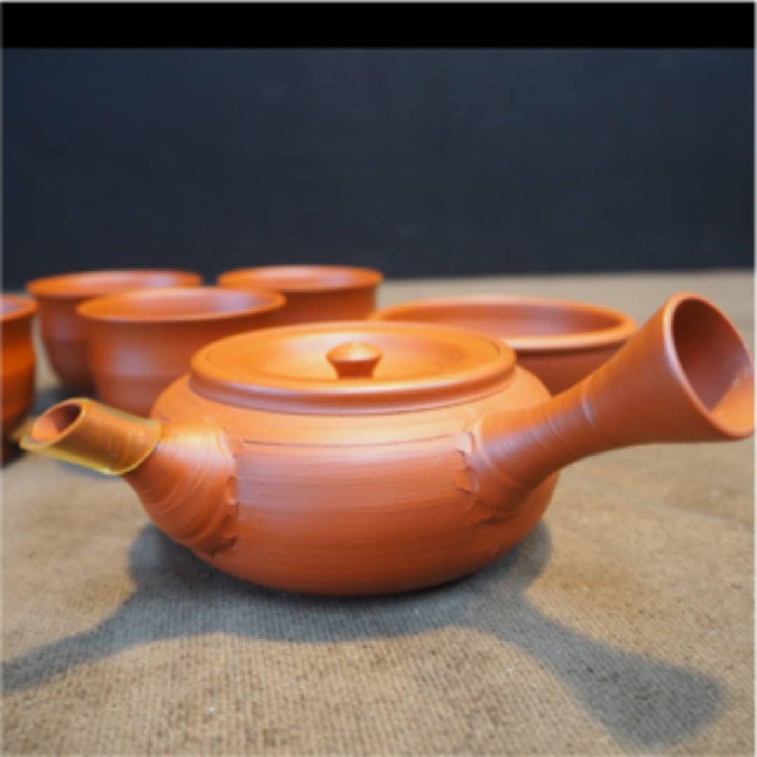 村越　風月　常滑名工 村越風月　横手　湯呑　さまし　朱泥 急須 茶注 煎茶道具 Amazon.co.jp: 村越 風月 常滑名工 村越風月 横手 湯呑 さまし