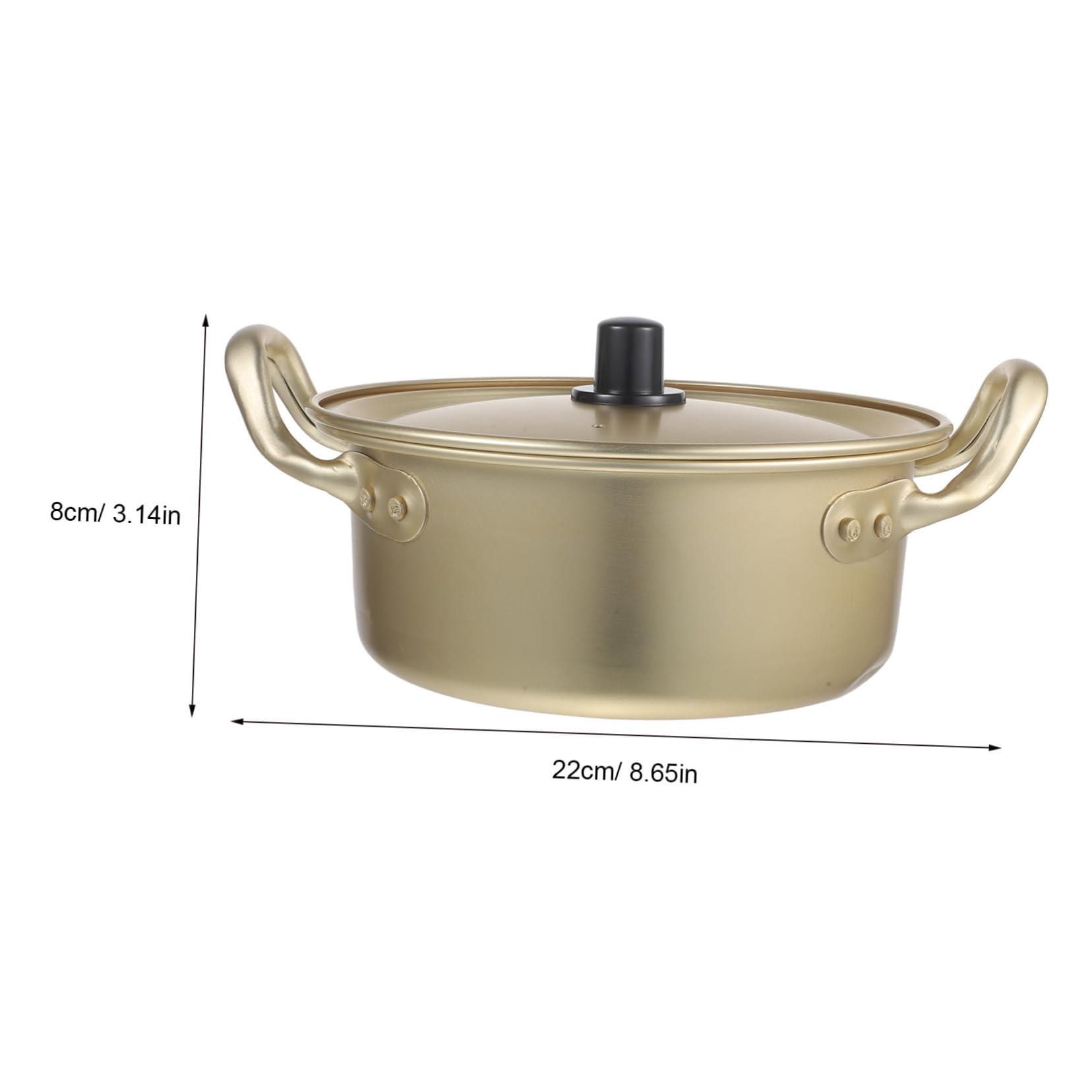 FUNOMOCYA Multi-function Heating Pot Aluminum Stew Pot Health Instant Noodle Noodles Bowls