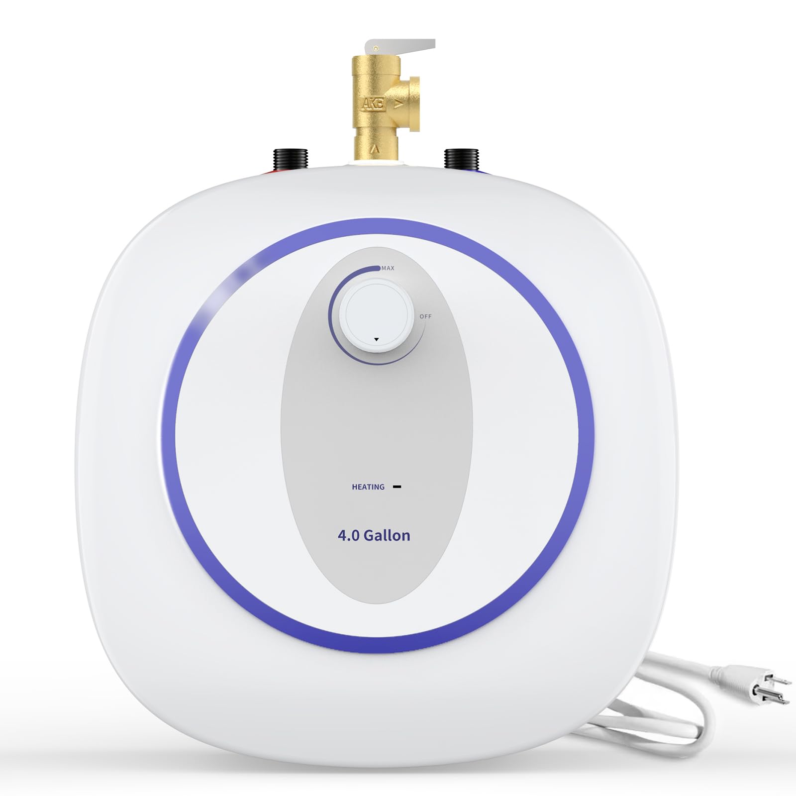 TODANGAI 4 Gallon Instant Hot Water Heater - 120V 1440W Under Sink Electric Tank Heater, IPX4 Waterproof Point of Use Mini Heater for RV, Kitchen,