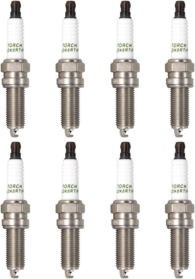 PK8 TORCH LDK8RTIP Iridium Platinum Spark Plug Replace for BOSCH YR5NI332S Spark