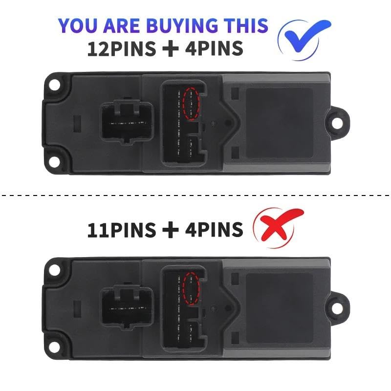 Bouton de commande vitre pour Mazda BT50 UN conduite a droite 2006-2011