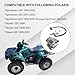 Vanlison Rear Brake Master Cylinder & Caliper Set Compatible with Polaris Sportsman 500 400 335 1998-2002 Diesel 455 Worker 335 500 Parts OEM # 1910553 1910301 1930818 1910441 1910366 1930819