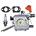 Mtanlo For Stihl FS160 FS220 FS280 FR220, Carburetor Kit, For Zama C15-51 C1S-S3D For Walbro WT-223