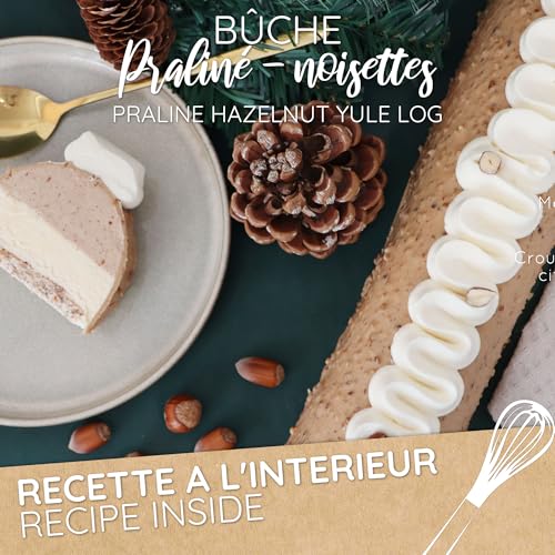 Moule bûche inox extensible ScrapCooking pour grand Noël