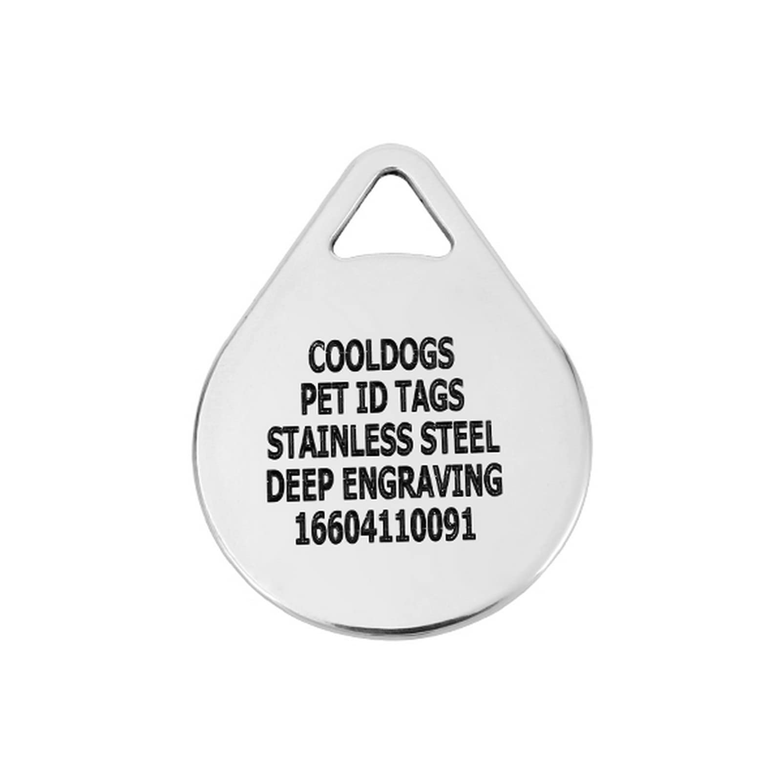 COOLDOGS I'm Microchipped Stainless Steel Enamel Pet ID Tags for Dogs and Cats, Personalized Dog Tag, Cat Tag, Pet Tag,Dog Name Tags, Cat Name Tags with Custom Deep Engraved ID (Red, Small)