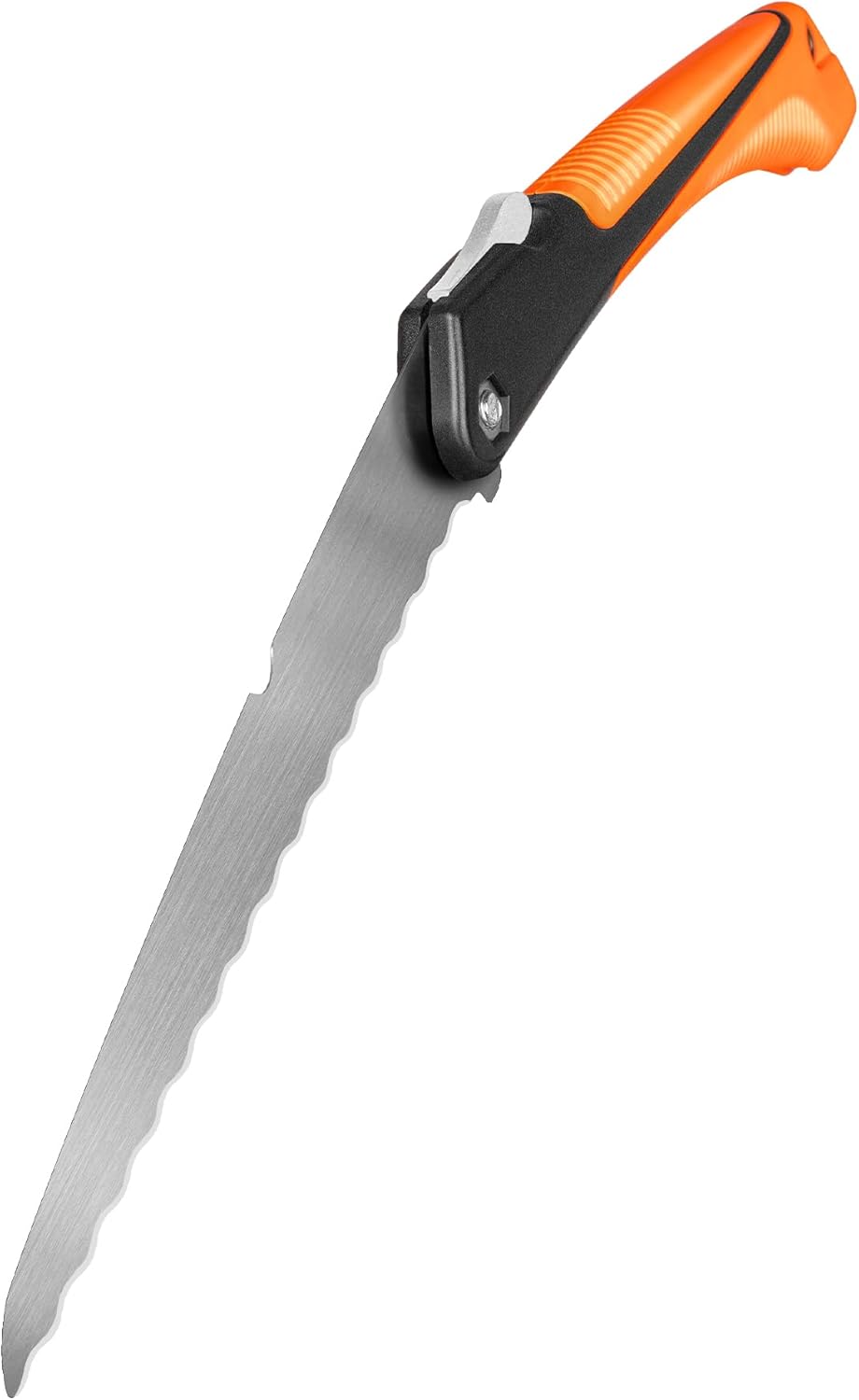 Folding Insulation Hand Saw, 10 Inch Steel Blade Wavy Teeth Serrated Sharp Utility Tool, Foldable for Cutting Foam, Mineral Wool, Styrofoam Rockwool (Folding Hand Saw)