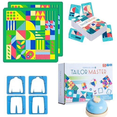 YOZO ﻿ Tailor Master Matching Game,Juego De Combinación De Colores,Juegos De Puzzle, Juguete Para Entrenar El Pensamiento Y La Concentración,Juego De Mesa De Doble Batalla Para Niños, Niñas