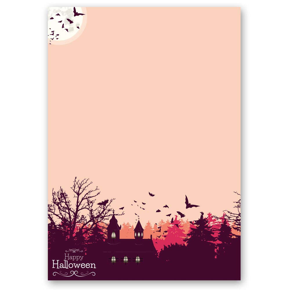 Motif Letter Paper! Seasons - Autumn Happy Halloween 250 Sheets DIN A5 - Paper-Media