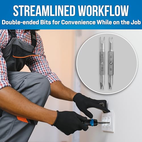 Jonard Tools RSDS-SRB Replacement Spanner Bits for RSDS-151 - Replacement Double-Ended Spanner Bits for Ratcheting Security Screwdriver, Includes 6-10 & 10-12 Spanner Bits - Image 3