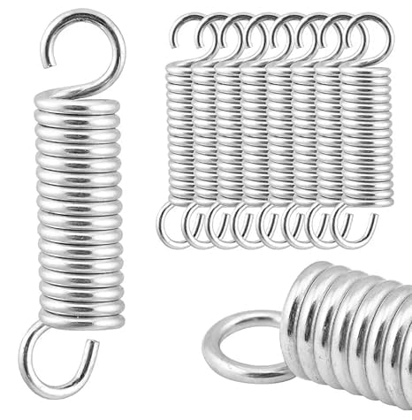 2 PCS Extension Spring Small Tension Extended Compressed Springs Dual ...