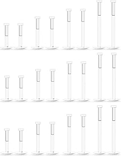 16G 18G Clear Plastic Push in Lip Labret Medusa Monroe Nose Piercing Retainers for Surgery Sport Work Bioflex Flat Back Tragus Helix Catilage Conch Earrings for Women Men 6mm 8mm 10mm 12mm
