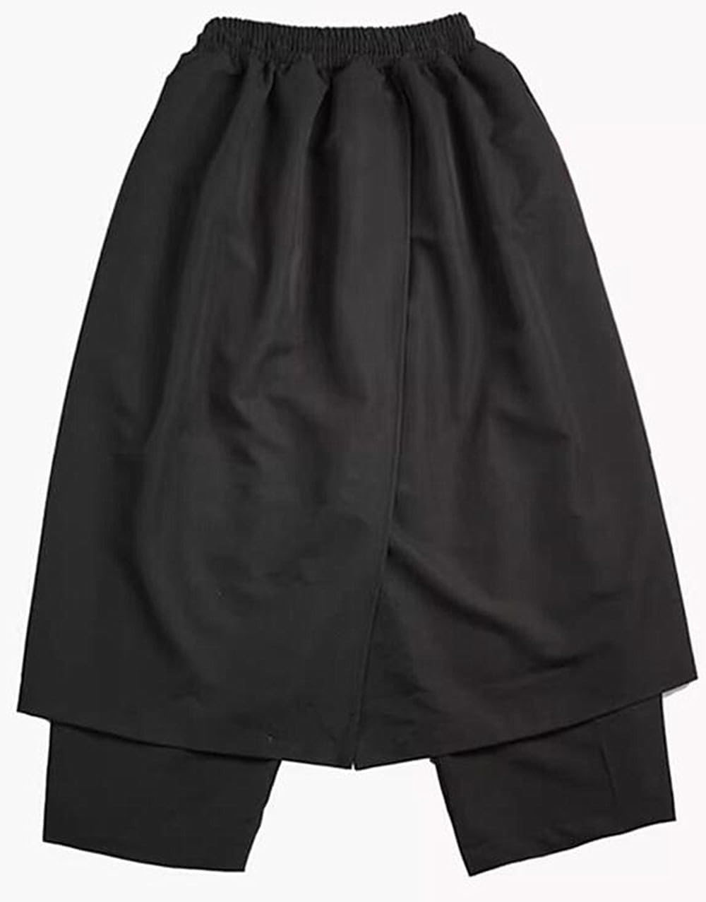 CLANMILUMS Men Women's Black Skirt Pants Loose Harem Pant Unisex Casual Harajuku Kimono Trousers - Image 5