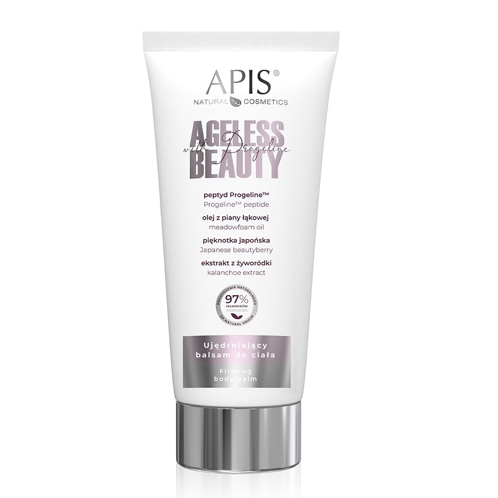 AGELESS BEAUTY WITH PROGELINE | Firming Body Lotion with Biomimetic Peptide | Avocado & Meadow Foam Herb Oil | Intensive Skin Care for Strength & Smoothness | 200 ml