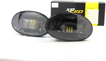 Morimoto XB LED Foglights, Type H Plug and Play Foglight Housing Upgrade, Fits Many Honda and Acura Models , DOT Approved Assembly with White LED Chips, UV Resistant, (1x LF170)