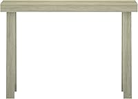 Vista 5 de Plank+Beam Mesa consola de madera maciza, 46.25 pulgadas, mesa de sofá, mesa de entrada estrecha para pasillo, detrás del sofá, sala de estar