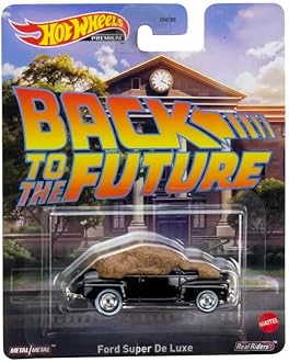 Hot Wheels HKC25 Retro Entertainment Back to The Future - Ford Super Deluxe [Ages 3 and Up]