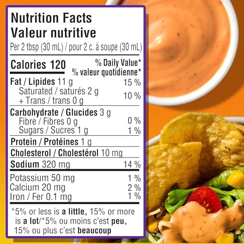 Taco Bell Creamy Chipotle Sauce, 354 mL Bottle - 1