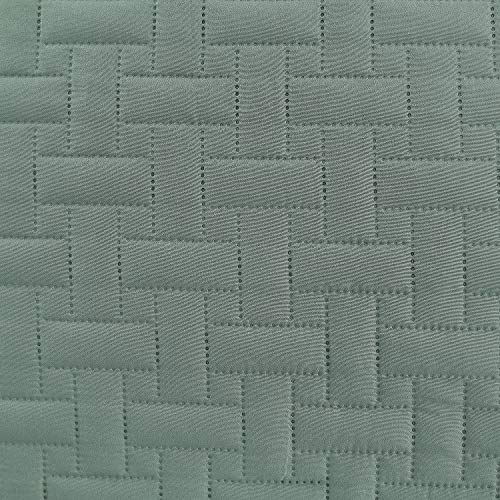 Luxe Bedding 3-Piece Oversized Quilted Bedspread Coverlet Set (Full/Queen, Spa Blue) #TOP3