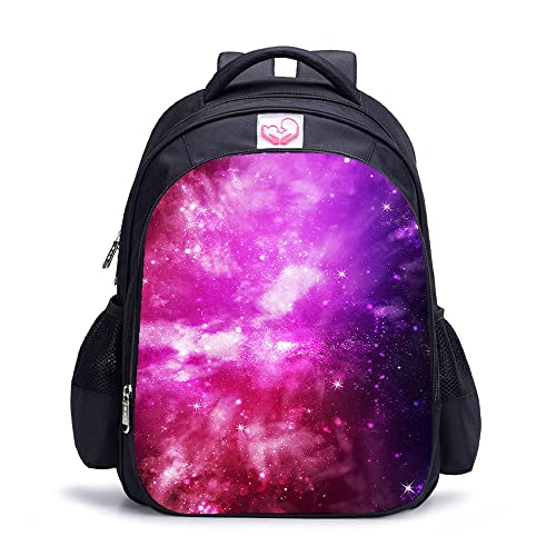 Sac à dos Milky Way Nebula pour enfants et adultes de 41 cm