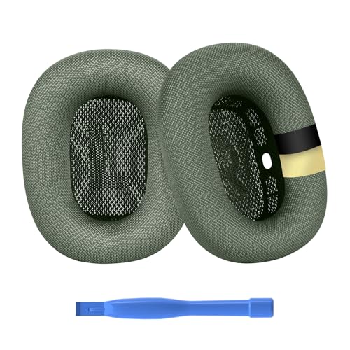 Almohadillas para AirPods Max en entornos de teletrabajo y viajes cojines verde
