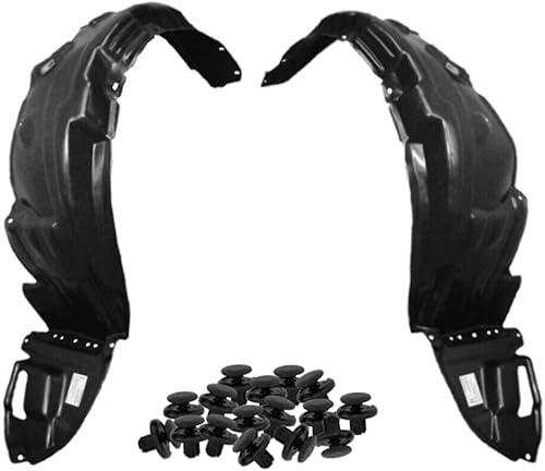 Parts N Go 2003-2008 Corolla CE LE S XRS Juego de guardabarros con clips delantero lado del conductor y pasajero izquierdo derecho TO1249119