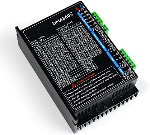 Driver Motore Passo-passo Digitale RATTMMOTOR DMA860S, 2 Fasi, 8,2A, 18-160V DC/AC, Fino A 256 Microstep, Per Nema34 E Stampanti 3D