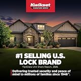 Kwikset Arroyo Prywatność Pokrętło do łóżka/wanny z miękką nowoczesną różą w kolorze matowej czerni 97300-966