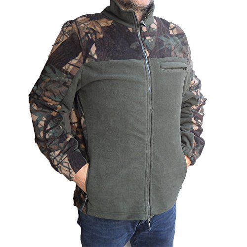 fratelliditalia.org Giacca pile caccia bosco verde neve invernale calda abbigliamento montagna uomo