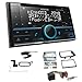 Produktbild Kenwood DPX-7300DAB 2-DIN Autoradio mit Bluetooth Digitalradio DAB+ USB CD passend für FIAT Panda 2003-2012 grau