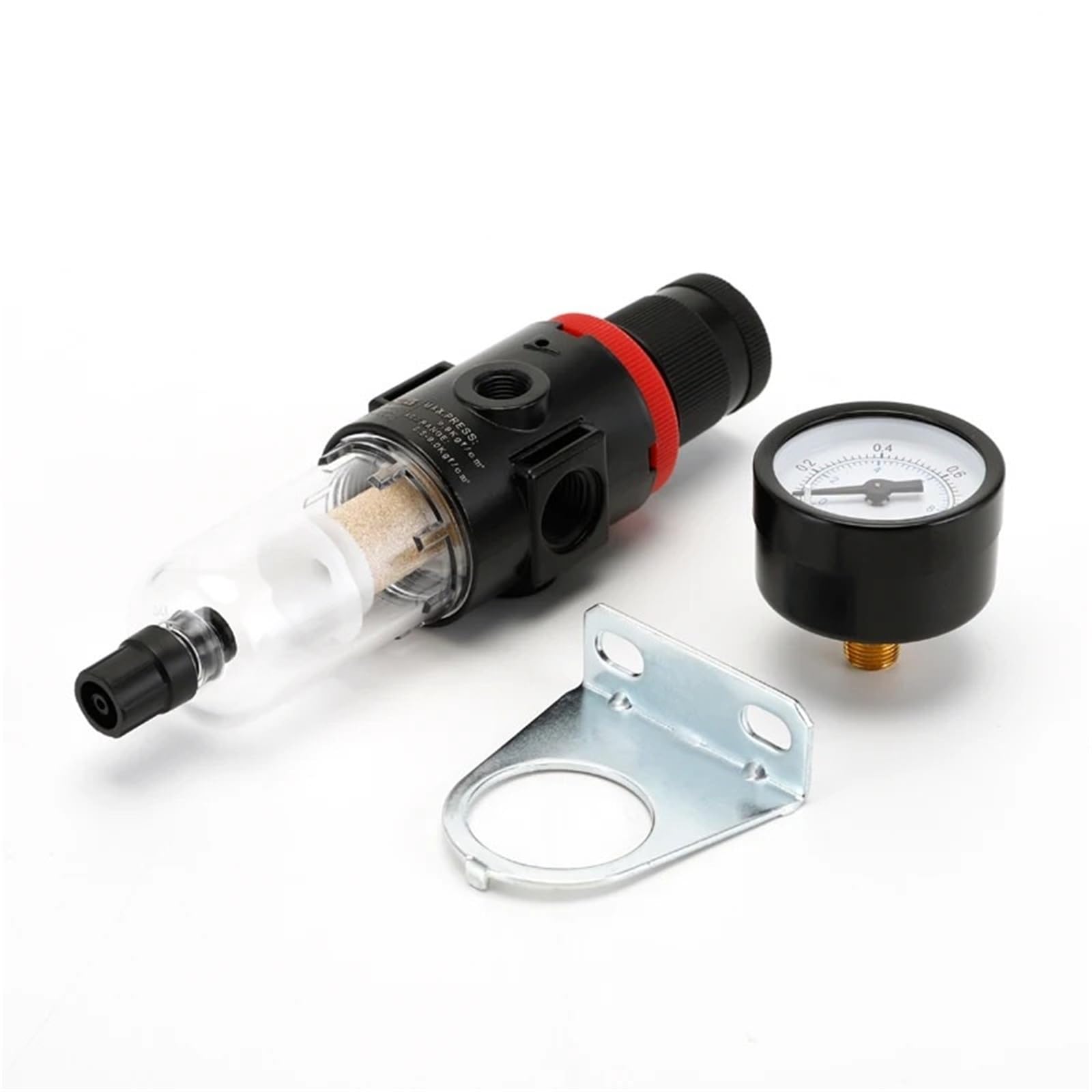 AFR2000 PC 1/4 4/6/8/10/12/14/16mm Pneumat Compresseur Séparateur Régulateur de Pression Huile Eau AFC2000 1 pièce(Fliter w 16mm)
