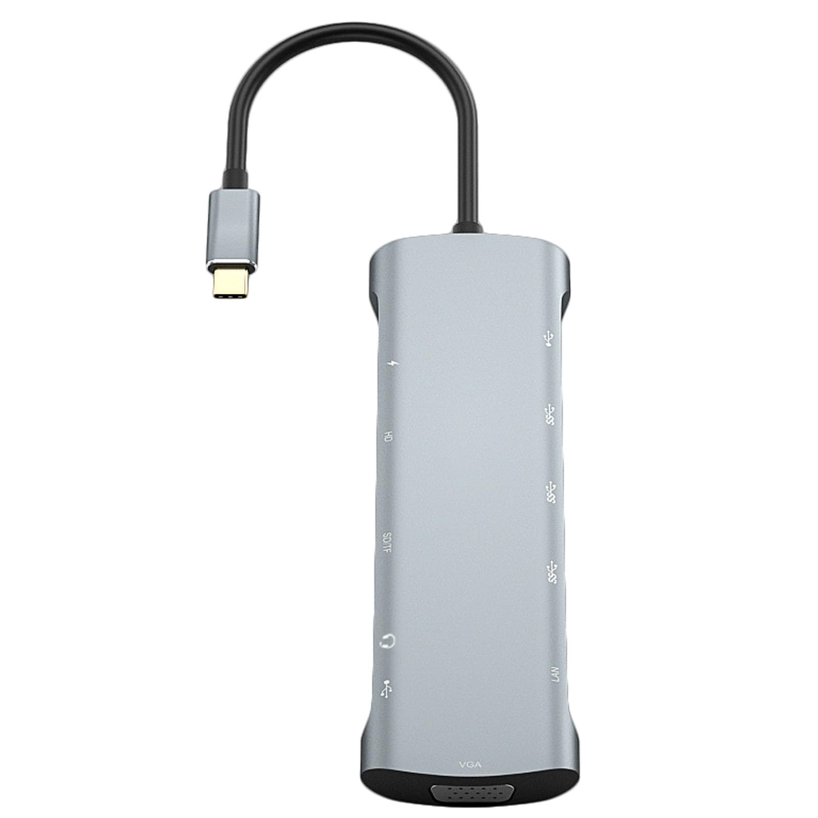Stacja Dokująca USB C Hub 12 w 1 z rozdzielczością 4K